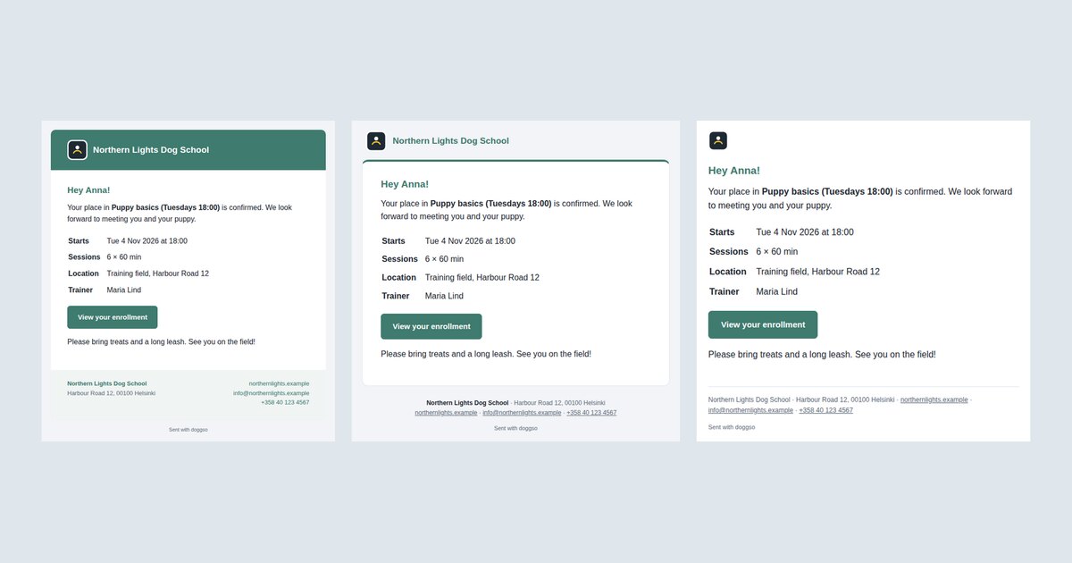 A new look for your school's emails